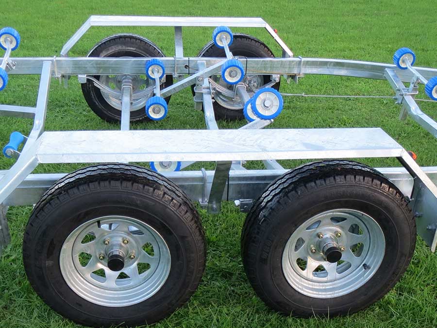 AT 600 Tandem Boat Trailer, 20 Multi Roller System – Non Braked - $ 6550.00 - GST Inc. - Image 5