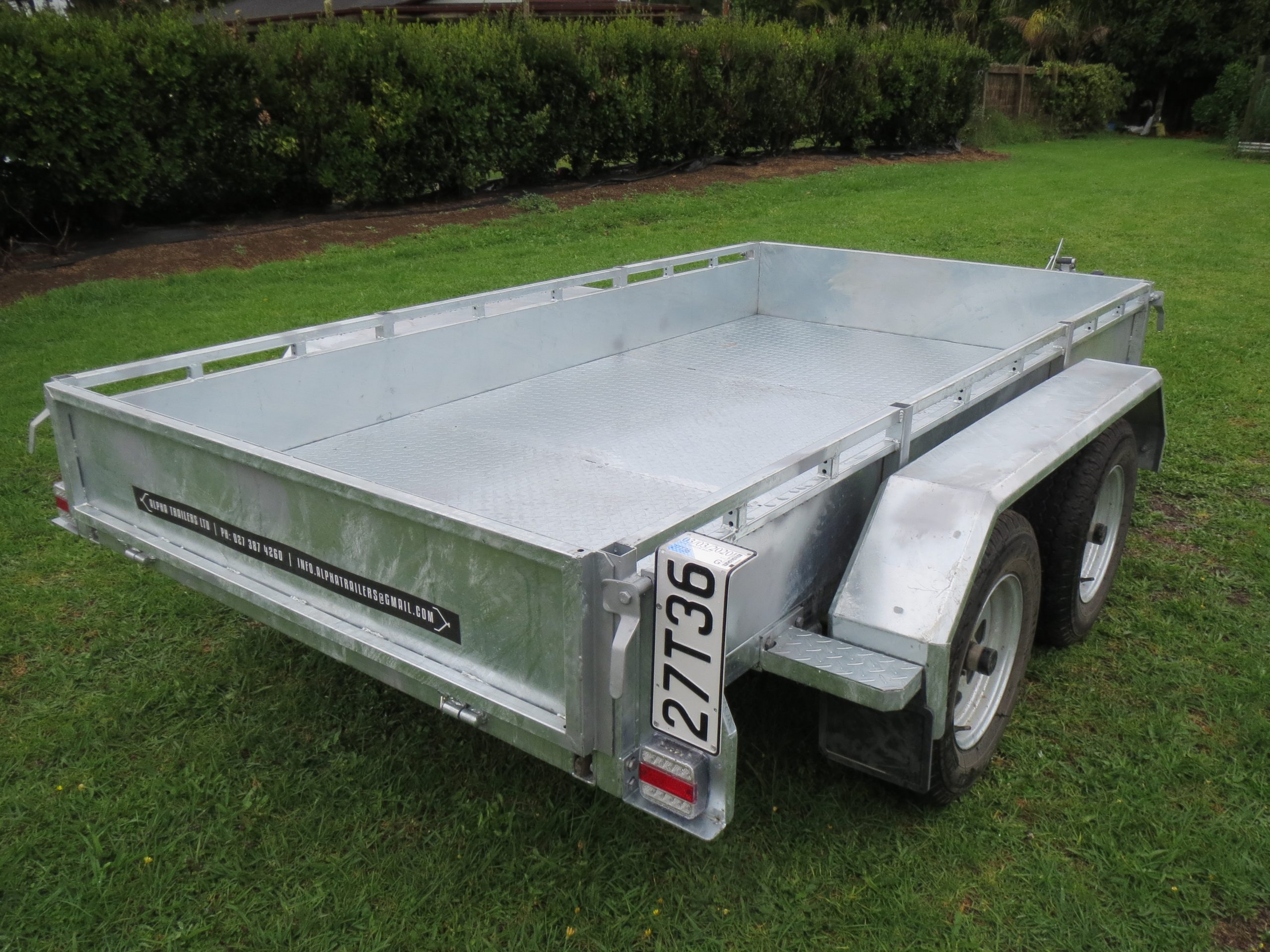 Premium Range 10 x 5 Tandem Axle Box Trailer – Cable Braked - $5230.00 - OUT OF STOCK